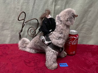 Weird & Whimsical Phantom Riding A ??? Real Fur Doll