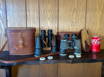Vintage Binoculars (2 Pairs)