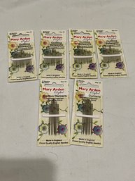 6 Packs (100 Needles) Mary Arden Sewing Needles