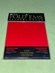 Yasutomo Fold 'Ems Origami Paper 100 Sheets NEW