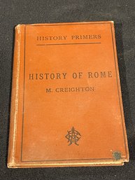 'History Of Rome' By REV. M. CREIGHTON, M.A. Antique Book With Maps