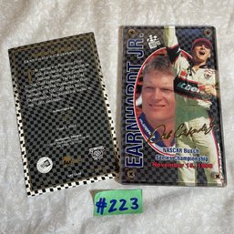 1998 Dale Earnhardt Jr. Press Pass Trading Card NASCAR Busch Series Championship