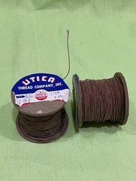 2 Spools Utica Buttonhole Gimp Cord Thread