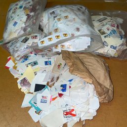 Huge Lot Of Cancelled Stamps