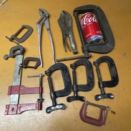 Clamps & Pliers Lot - Vintage Tools