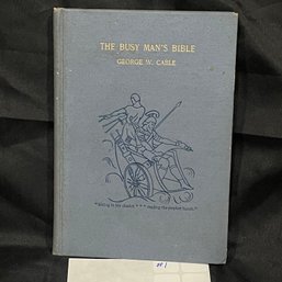'The Busy Man's Bible' 1891 George W. Cable