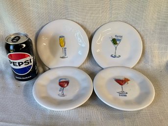 Set Of 4 Cocktail Plates - Pier 1 Imports Earthenware