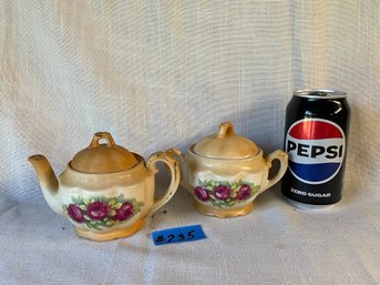 Czechoslovakia Cream & Sugar Set VINTAGE Ceramics