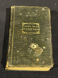 'The Young Man's Sunday Book' 1836 Antique Book