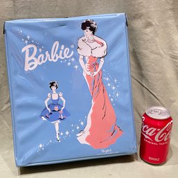 1962 'Ponytail' Barbie Doll Travel Case - Vintage Blue Vinyl