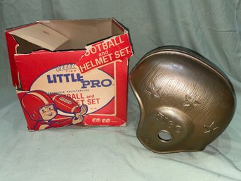 'Little Pro' Plastic Football Helmet - Vintage TICO TOYS