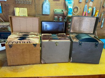 3 Boxes Of Antique 78 RPM Records - Victrola
