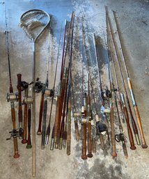 Vintage Fishing Rods And Reels SUPER LOT!!!