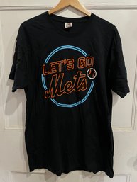 'Let's Go Mets' Size XL Baseball T-Shirt FOTL