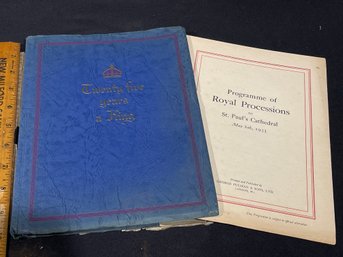 '25 Years A King' 1935 King George V Souvenir Book