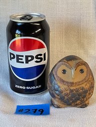 Cute Little Stoneware Owl VINTAGE Japan