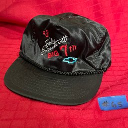Dale Earnhardt #3 'Big 7th' Shiny Nylon Black Hat NASCAR