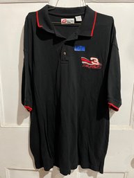 Dale Earnhardt #3 Black Polo Shirt, Competitors View