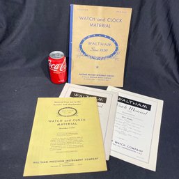 1958 WALTHAM Watch And Clock Material Catalog