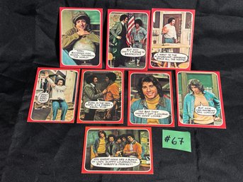 Welcome Back Kotter 1976 Trading Cards - Set Of 8