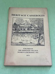 'Heritage Casseroles' 1973 Southbury, CT Cookbook