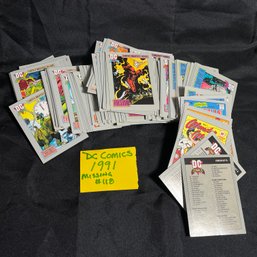 DC Comics 1991 Trading Cards - Nearly Complete Set