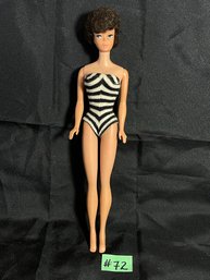 Vintage 1960s BARBIE Doll 'Bubblecut' Original Swimsuit 1958 Copyright