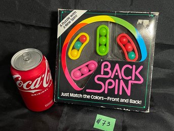 'Back Spin' 1991 Vintage Puzzle Game