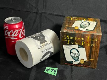 'The Simpson Trial Toilet Paper' O.J. Simpson Novelty