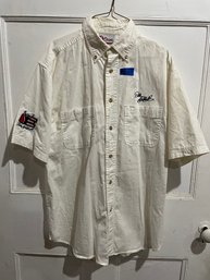 Dale Earnhardt Chase Authentics Size Medium Short Sleeve Button Front Shirt