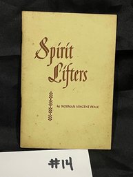 'SPIRIT LIFTERS' By NORMAN VINCENT PEALE 1954 Vintage Religious Book