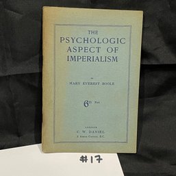 'THE PSYCHOLOGIC ASPECT OF IMPERIALISM' By Mary Everest Boole