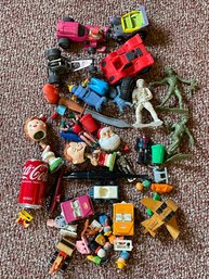 Mixed Lot Of Small Vintage Toys - Some For Parts - Tonka, Remco, Etc.
