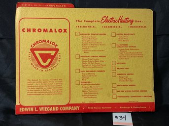 'A Basic Training Course On The Use Of Electricity For Home Heating' CHROMALOX