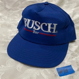 Busch Beer Vintage Snap Back Hat - Made In USA Retro