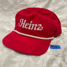 HEINZ Vintage Snap Back Hat - Made In USA Retro