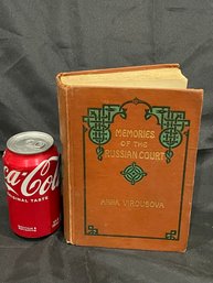 1923 'Memories Of The Russian Court' By Anna Viroubova