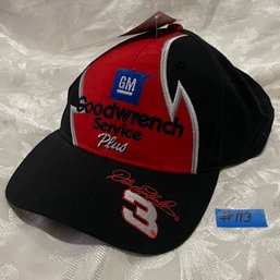 GM Goodwrench Service Plus Hat - Dale Earnhardt #3 - New With Tags NASCAR
