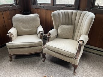 2 Vintage Upholstered Chairs