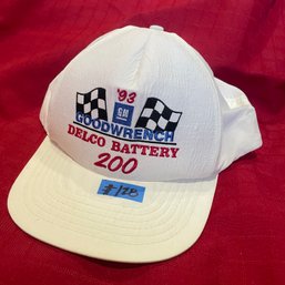 1993 GM Goodwrench Delco Battery 200 Vintage NASCAR Racing Hat