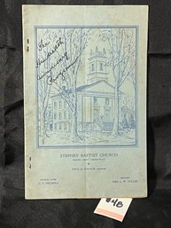 1948 Stepney Baptist Church (Connecticut) Booklet