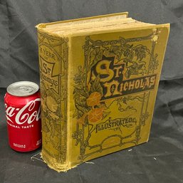 1896 'A Year Of St. Nicholas' Antique Book