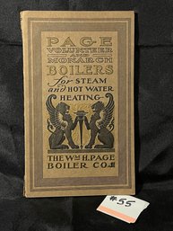 1918 Page Boilers Co. Antique Catalog