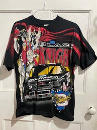 Wild Graphic BLACK KNIGHT Dale Earnhardt T-Shirt, Large VINTAGE