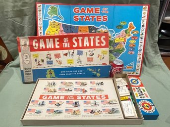 'Game Of The States' 1960 Vintage Board Game