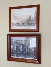 London, England & Paris, France Framed Prints