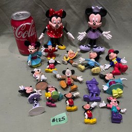 Disney Toys, Figurines Lot - Mickey Mouse & Minnie Mouse