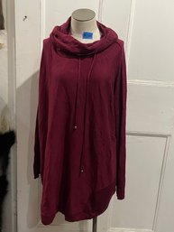 Cupio Cowl Neck Sweater Dress, Women's Size XL
