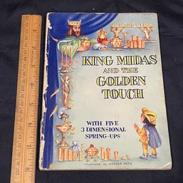 'King Midas And The Golden Touch' Vintage Pop-Up Book