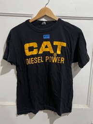 CAT Diesel Power Vintage Champion T-Shirt, Size Large